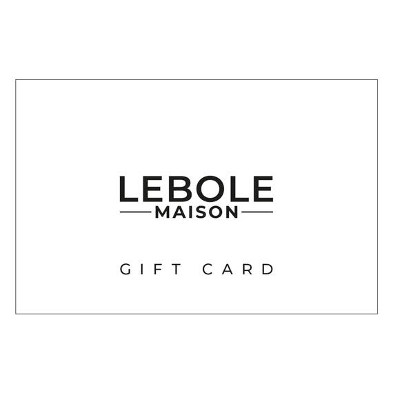 Collection Gift Card by Lebole Maison