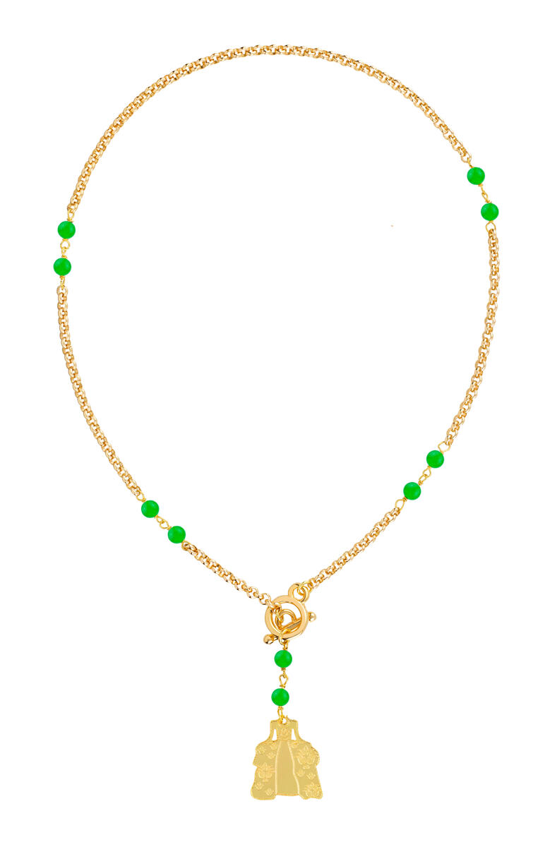 Green Lady Choker Necklace - Lebole Maison