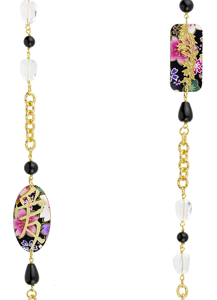 Lebolina Black Love Necklace - Lebole Maison
