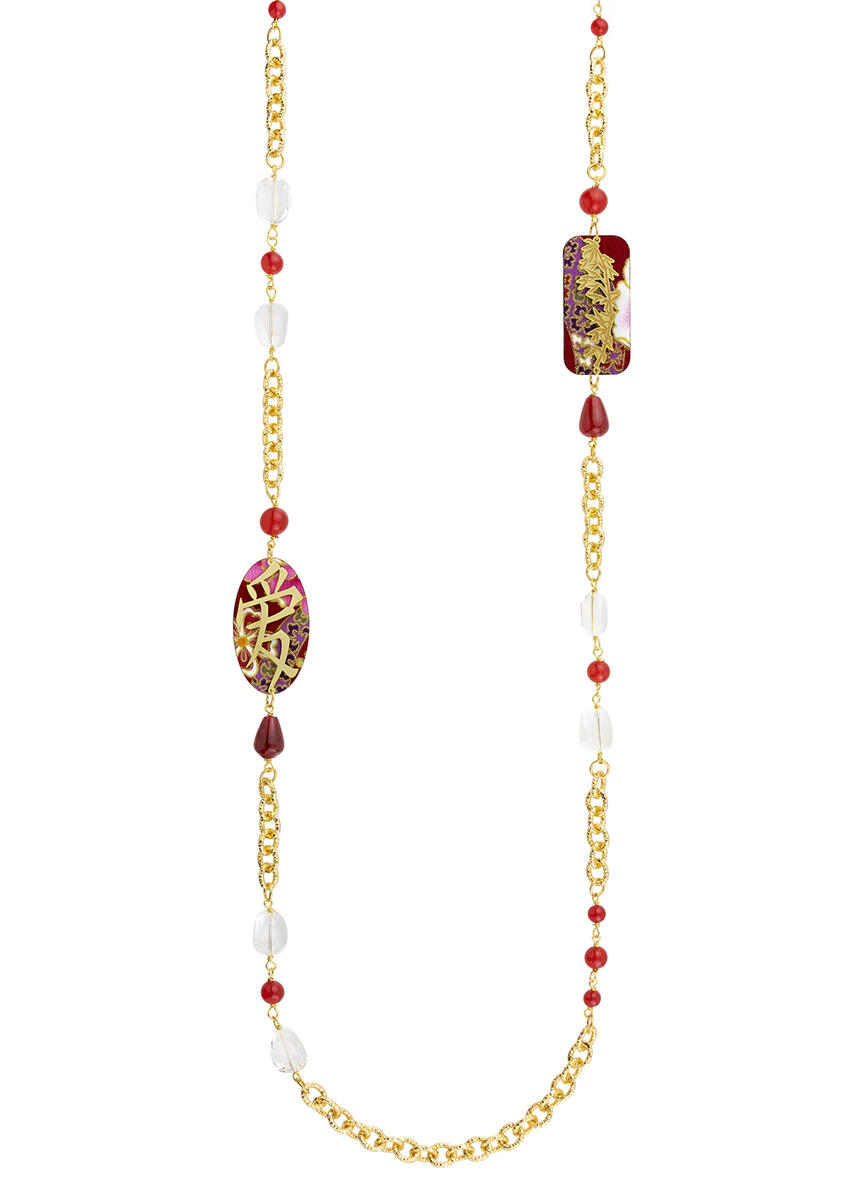 Collana Lebolina Amore Rubino - Lebole Maison