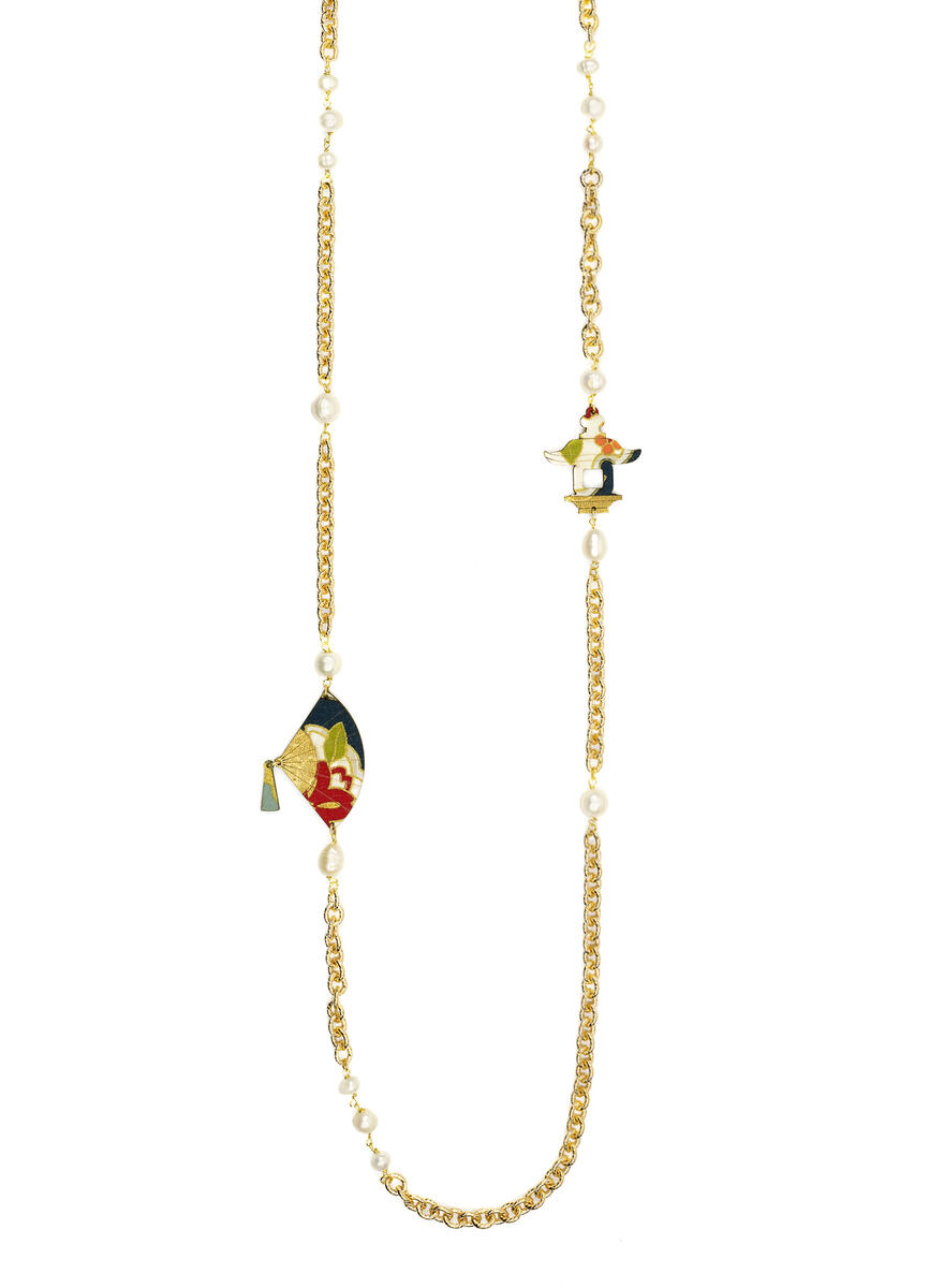 Collana Lebolina Ventaglio Perla - Lebole Maison