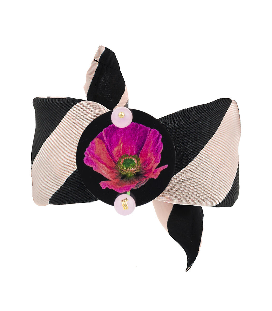 Bracciale Fiore Fucsia Rosa - Lebole Maison