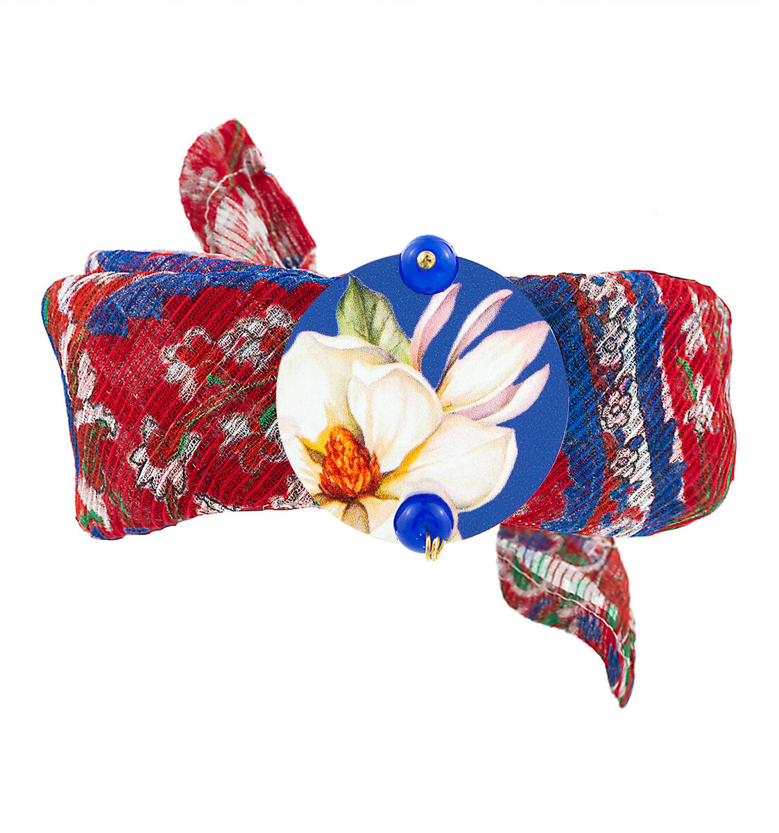 Classic Blue Flower Bracelet - Lebole Maison