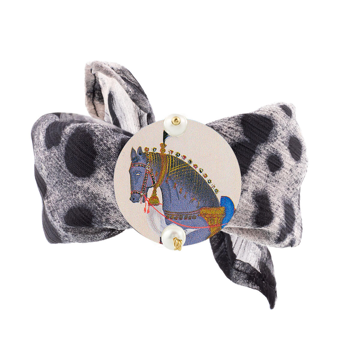 Classic Pearl Horse Bracelet - Lebole Maison