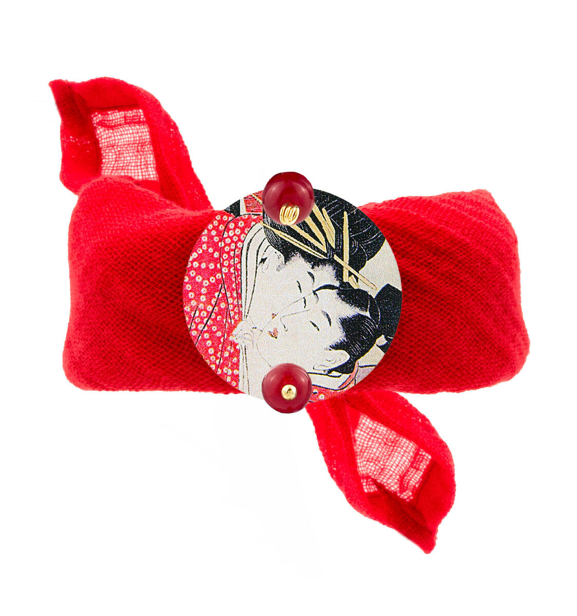 Bracciale Rosso Bacio Classico Rubino - Lebole Maison