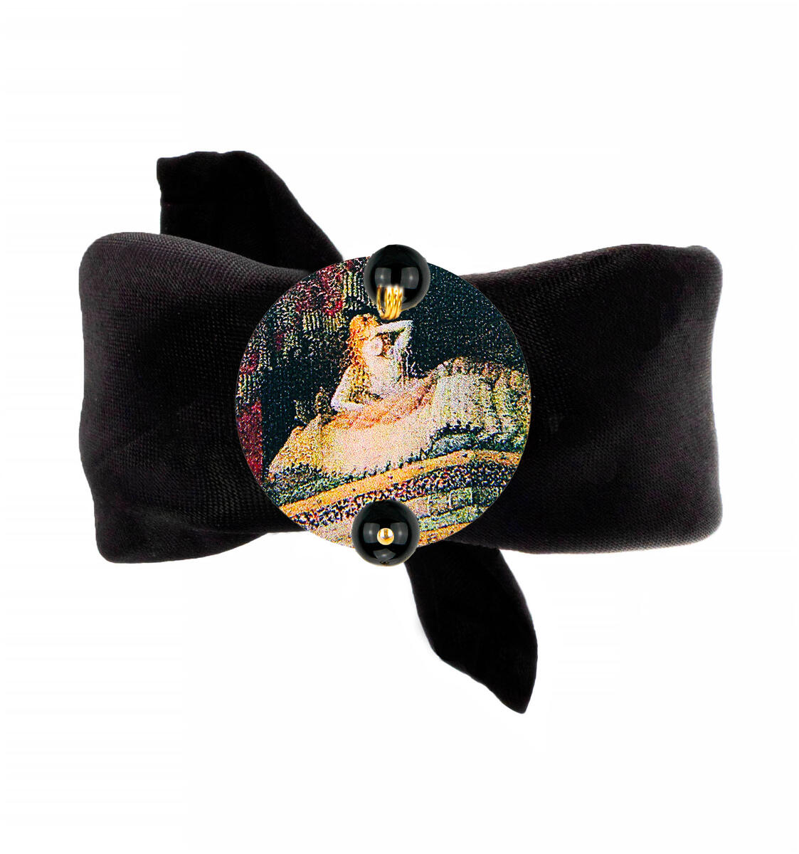 Bracciale Nero Principessa Piccolo Nero - Lebole Maison