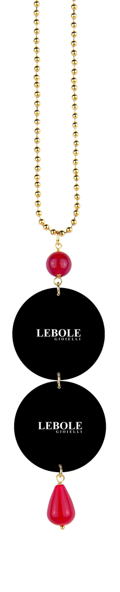 Collana Fiore Rubino - Lebole Maison