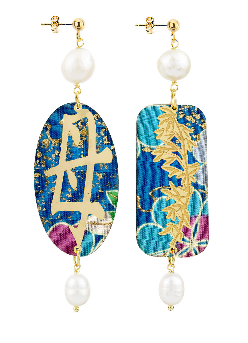 Mother Of Pearl Earrings - Lebole Maison