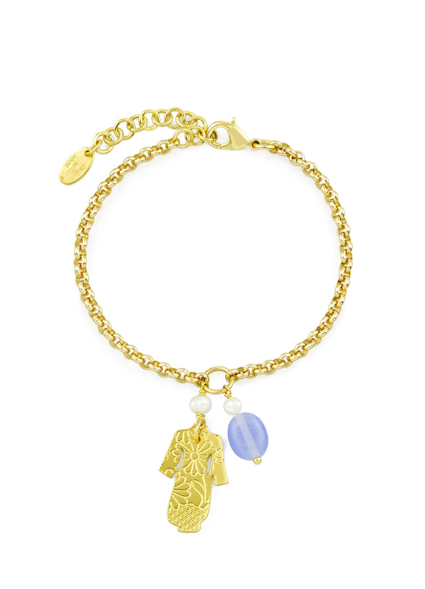 Light Blue Kimono Bracelet - Lebole Maison