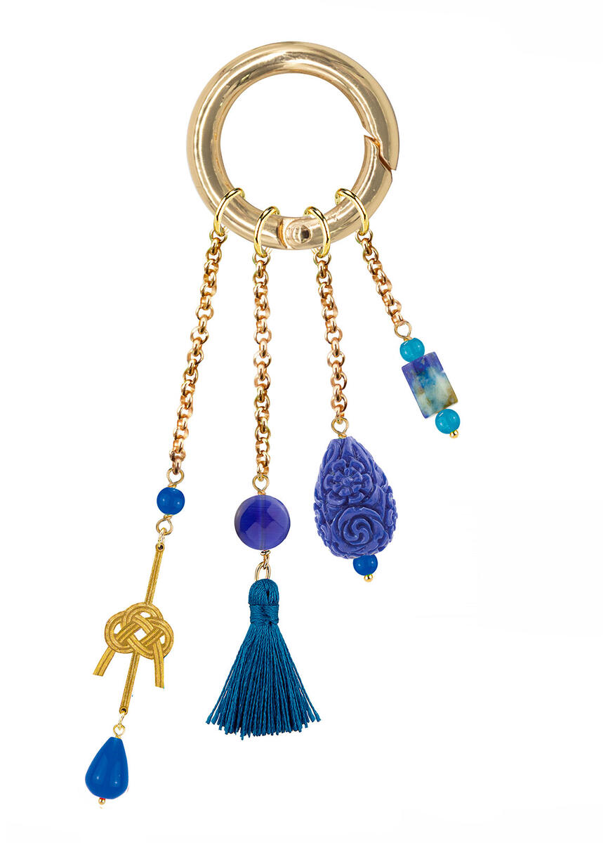 Charm Bag Nodo Blu - Lebole Maison