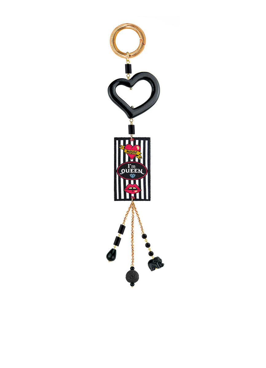 Charm Bag Queen Nero - Lebole Maison