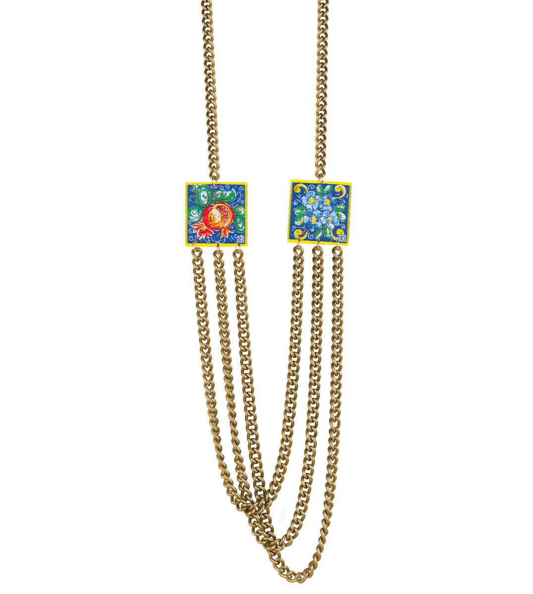 Collana Tre Fili Melagrana - Lebole Maison