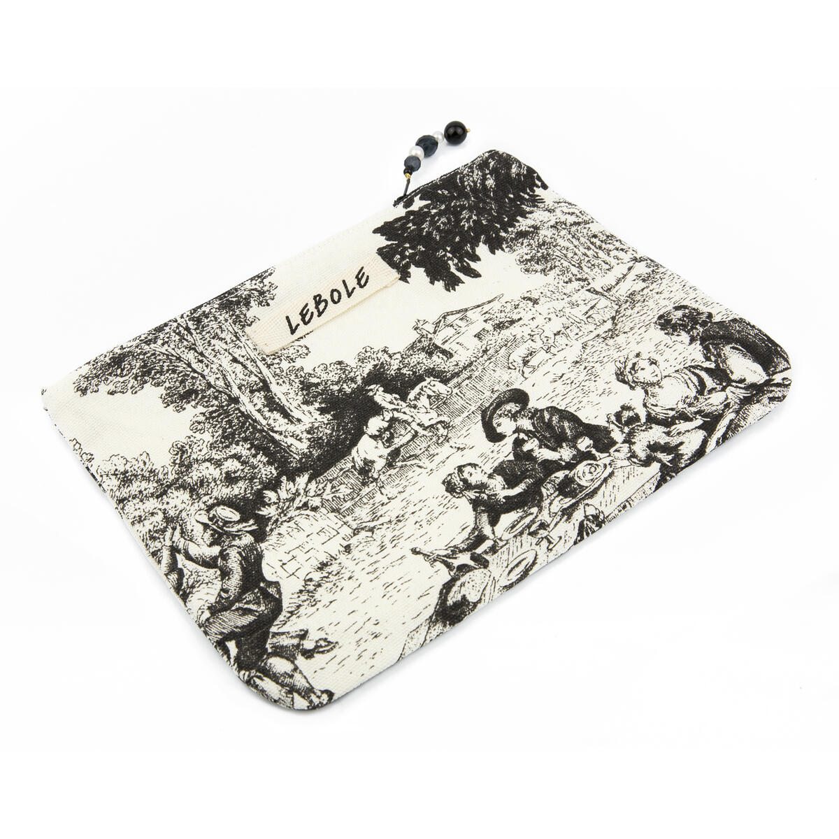 Pochette Tessuto Nero - Lebole Maison