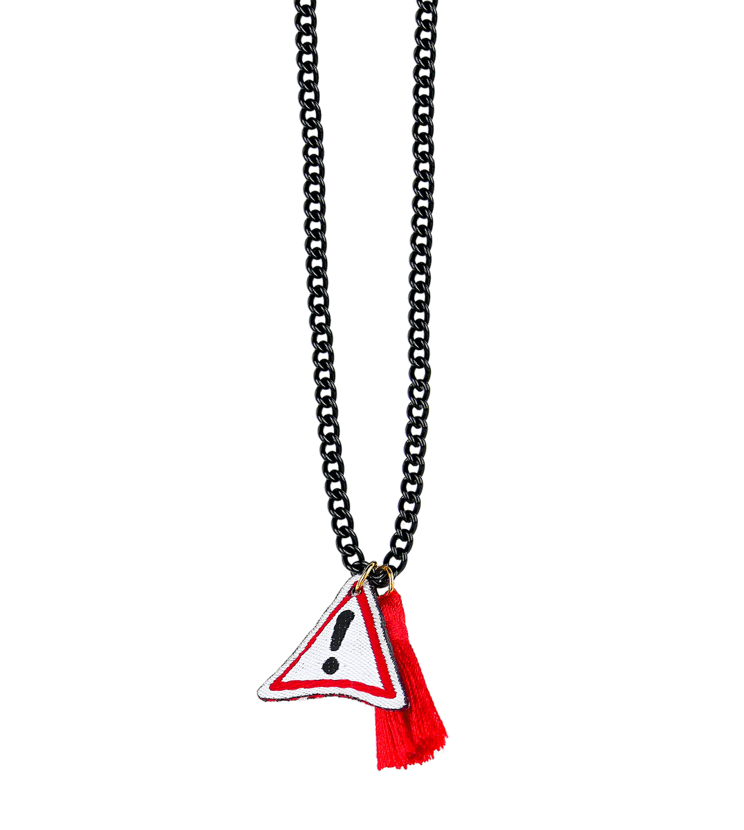 Girocollo Pericolo Generico Nappa Rosso - Lebole Maison