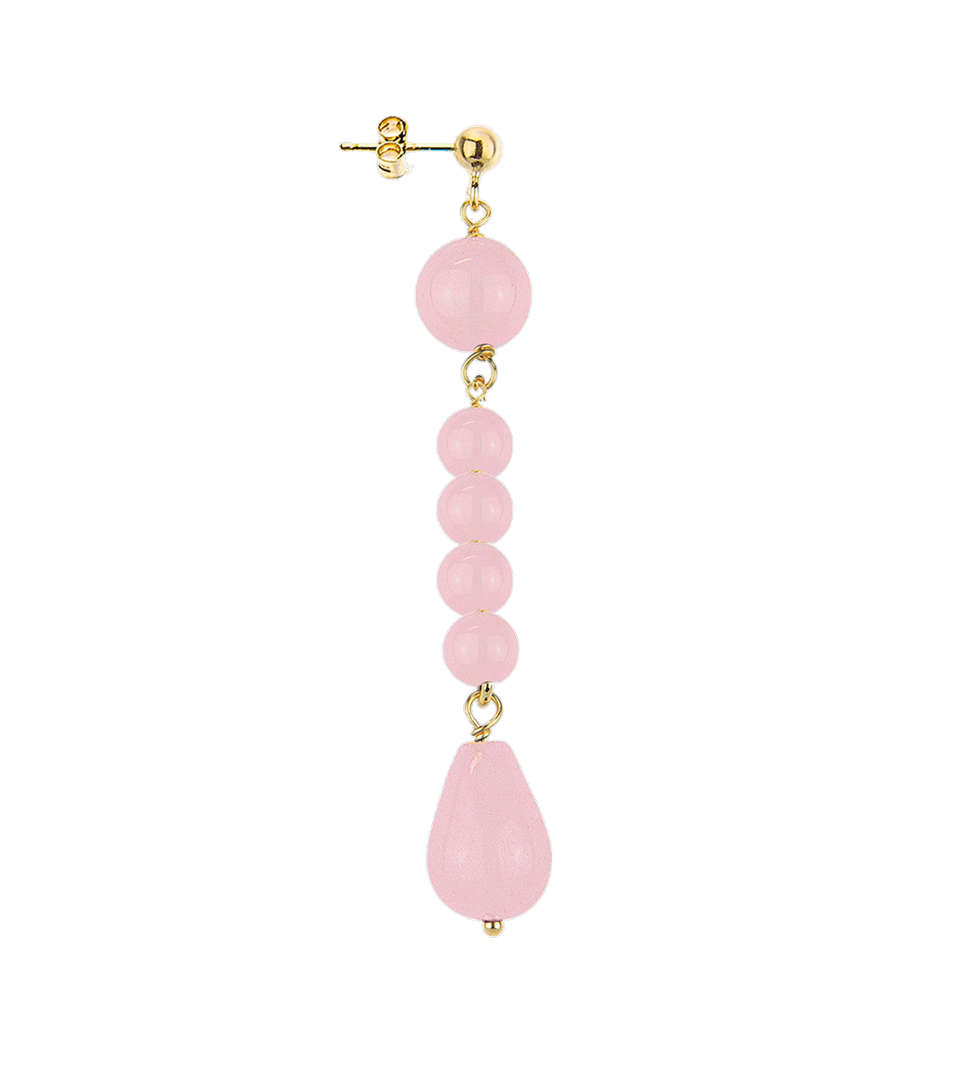 Pink Stones Earring - Lebole Maison