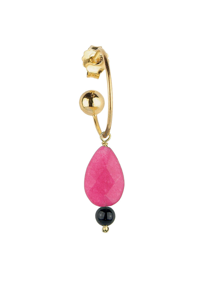Fuchsia Drop Bell Earring - Lebole Maison