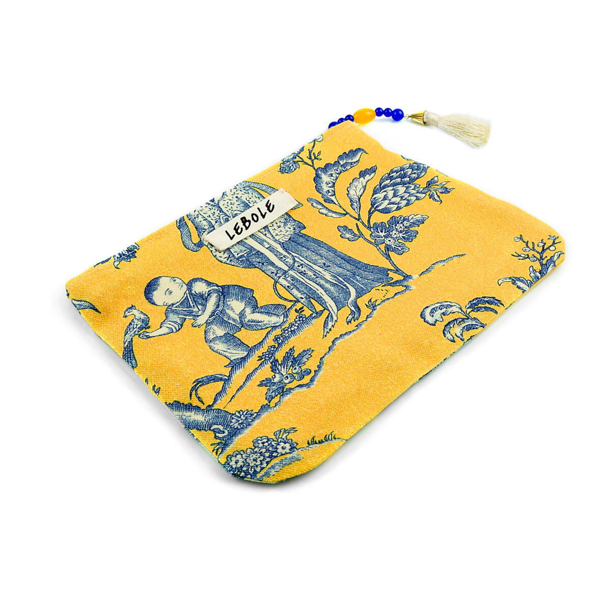 Wellow Fabric Clutch Bag - Lebole Maison