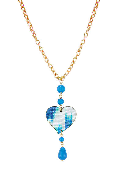 Collana Cuore Azzurro - Lebole Maison