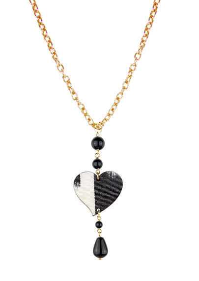 Collana Cuore Nero - Lebole Maison