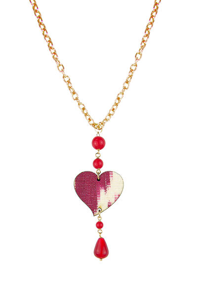 Collana Cuore Rubino - Lebole Maison