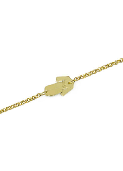 Kimono Plexi Gold Bracelet - Lebole Maison