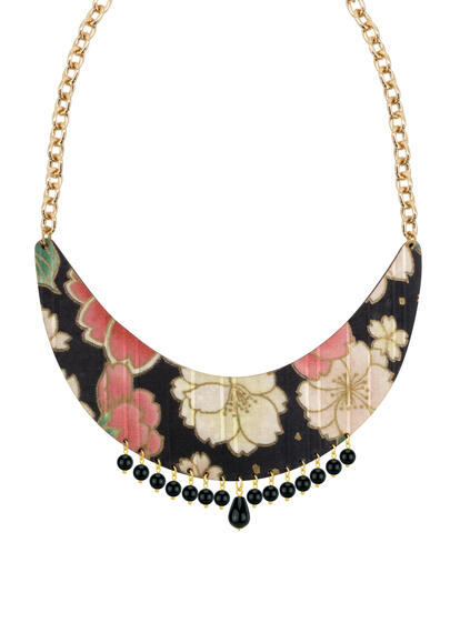 Collana Kimomo Nero - Lebole Maison