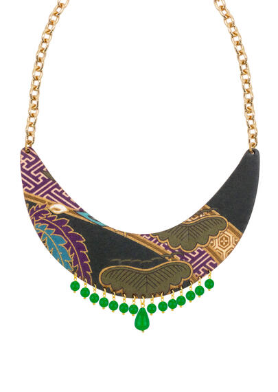 Collana Kimomo Verde - Lebole Maison