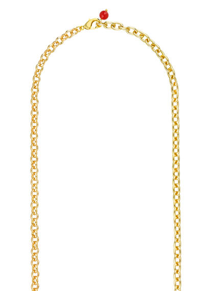 Collana Lunga San Xing Fu Pietre Rosse E Nere - Lebole Maison
