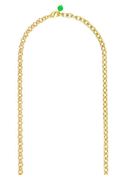 Collana Lunga San Xing Fu Pietre Verdi E Madreperla - Lebole Maison