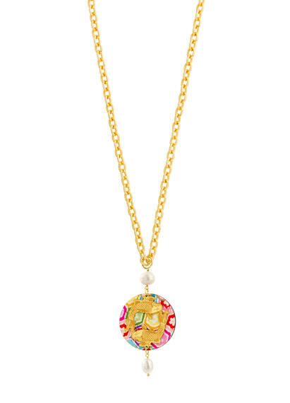 Collana Carpe Tondo Perla - Lebole Maison