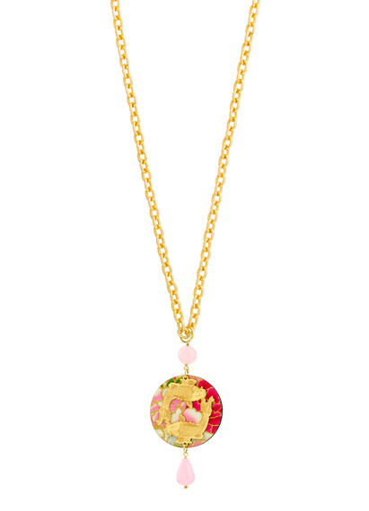 Collana Carpe Tondo Rosa - Lebole Maison