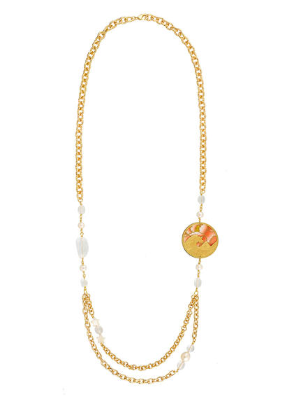 Collana Catene Onda Perla - Lebole Maison