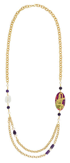 Collana Catene Kanji Mamma Viola - Lebole Maison