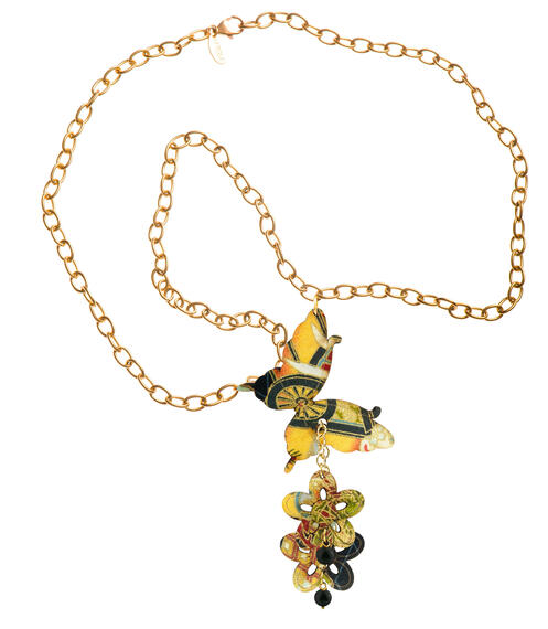 Collana Farfalla Nero - Lebole Maison