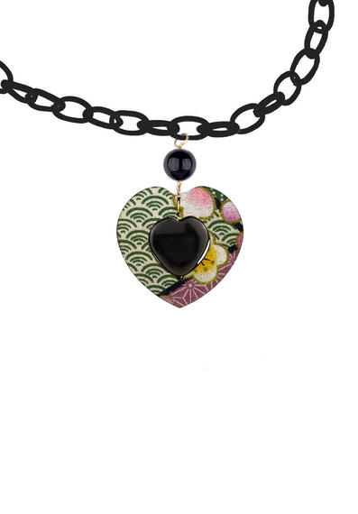 Collana Cuore Nero - Lebole Maison