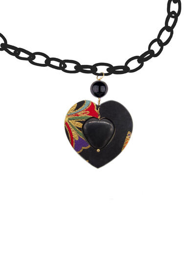 Collana Cuore Nero - Lebole Maison