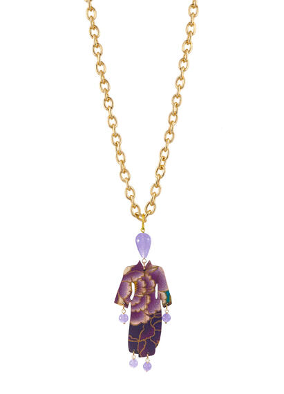 Collana Kimono Lilla - Lebole Maison