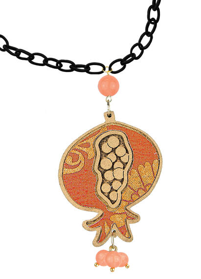 Collana Melagrana Oro Arancio - Lebole Maison