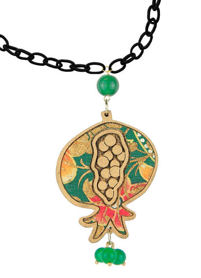 Collana Melagrana Oro Verde - Lebole Maison