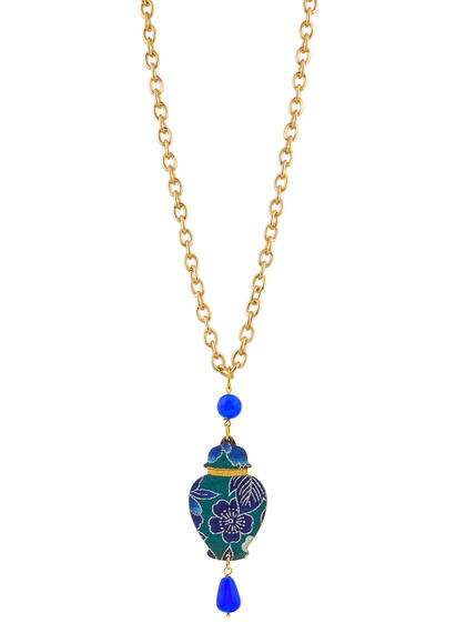 Collana Vaso Blu - Lebole Maison