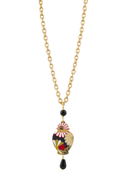 Collana Vaso Nero - Lebole Maison