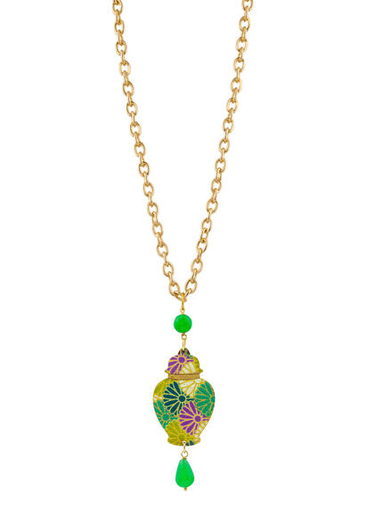 Collana Vaso Verde - Lebole Maison