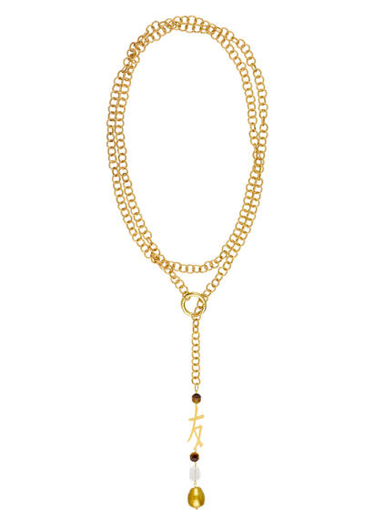 Collana Lunga Amicizia Oro - Lebole Maison