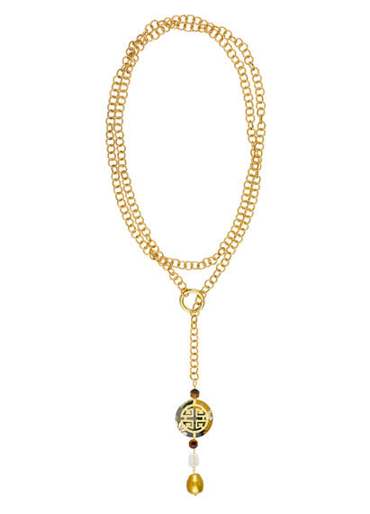 Collana Lunga Fu  Oro - Lebole Maison