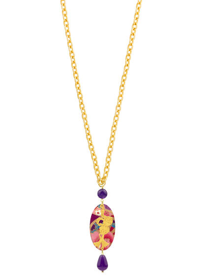 Collana Nappa Viola - Lebole Maison