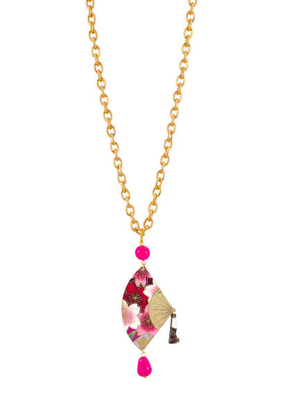 Collana Ventaglio Fucsia - Lebole Maison