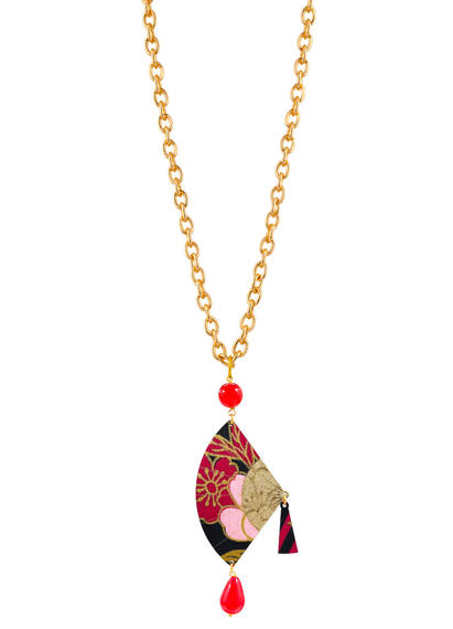 Collana Ventaglio Rubino - Lebole Maison