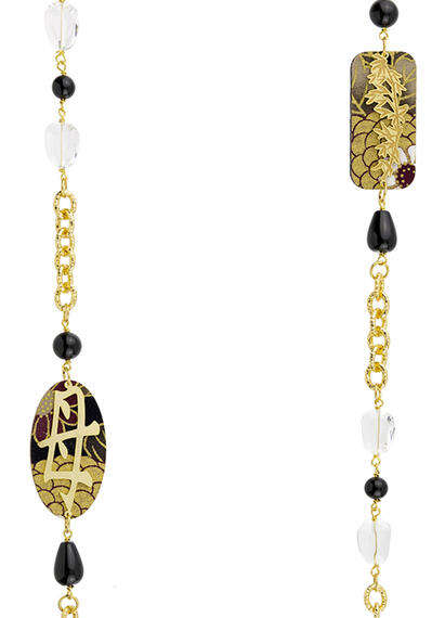 Collana Lebolina Kanji Mamma Nero - Lebole Maison
