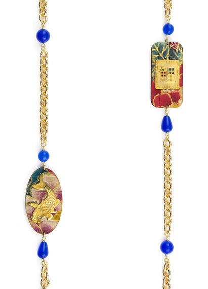 Blue Koi Lebolina Necklace - Lebole Maison