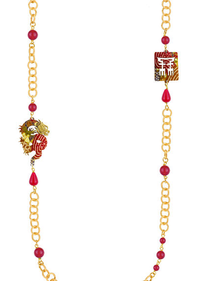Collana Lebolina Drago Rubino - Lebole Maison